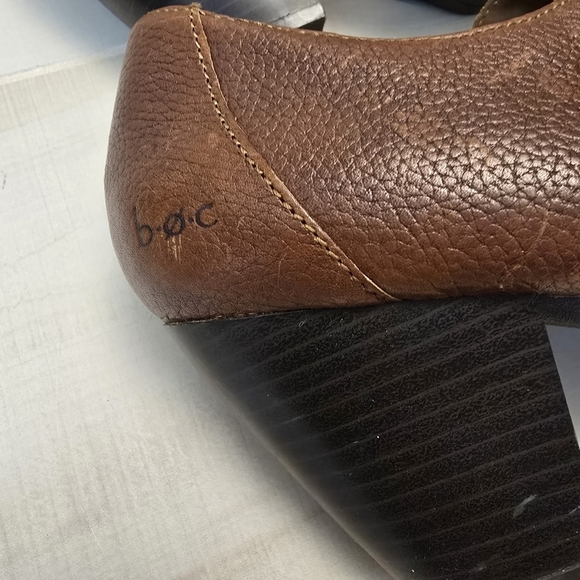 {8.5} B.O.C. Shootie Boot Double Monk Buckle Strap Brown Women's - Picture 5 of 16